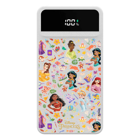 Carregador Portátil Turbo 10000mah - Disney Princesas - Cute Princess Itens