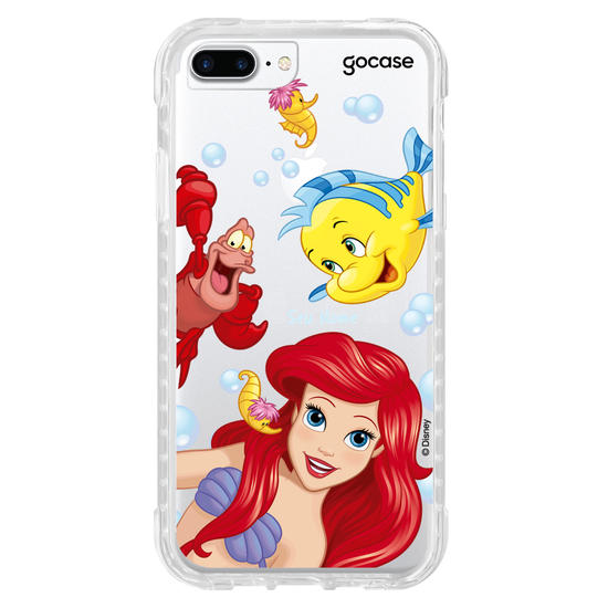 Capinha para celular  Disney - Princesas - Ariel e Amigos