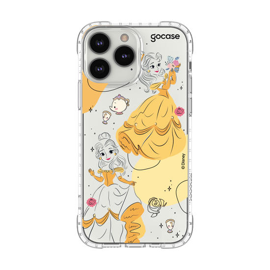 Capinha para celular Disney - Princesas - Bela Pattern Shapes
