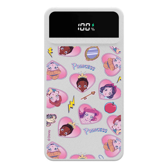 Carregador Portátil Turbo 10000mah - Disney Princesas - Enchanted Hearts Anime Princesses