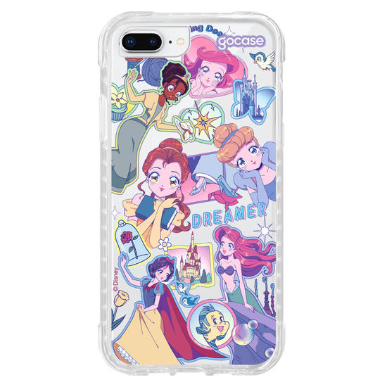 Capinha para celular  Disney Princesas - Stickers Anime Princesses