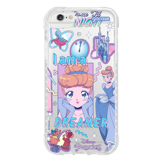 Capinha para celular  Disney Princesas - Stickers Cinderella Anime