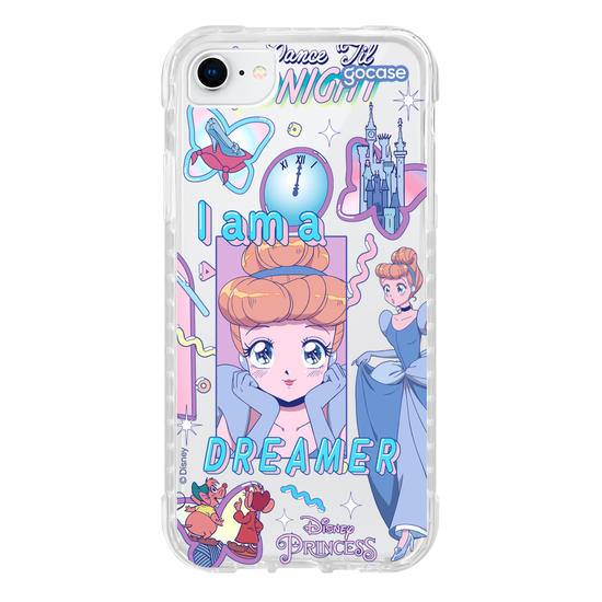 Capinha para celular  Disney Princesas - Stickers Cinderella Anime