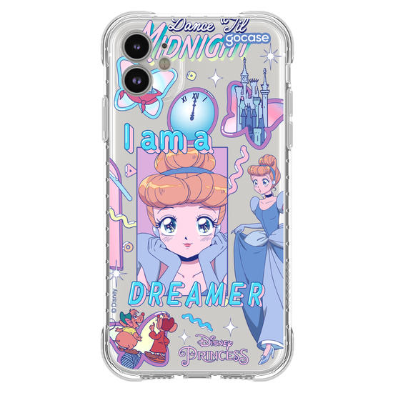 Capinha para celular  Disney Princesas - Stickers Cinderella Anime