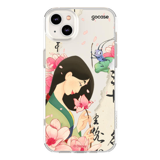 Capinha para celular Disney Princesas - Mulan Manuscript