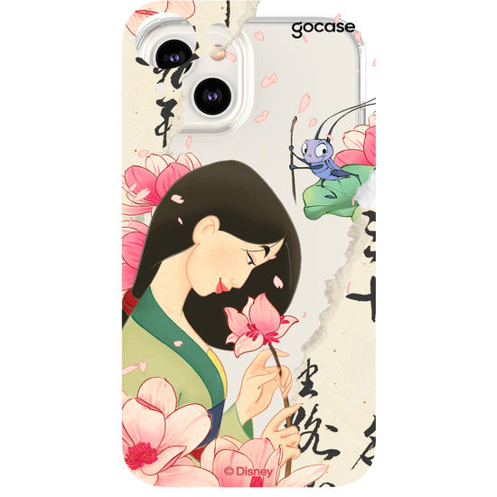 Capinha para celular Disney Princesas - Mulan Manuscript