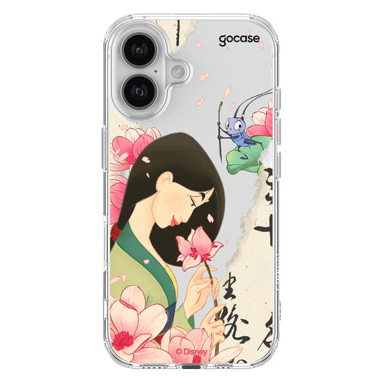 Capinha para celular Disney Princesas - Mulan Manuscript