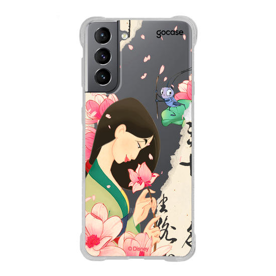 Capinha para celular Disney Princesas - Mulan Manuscript