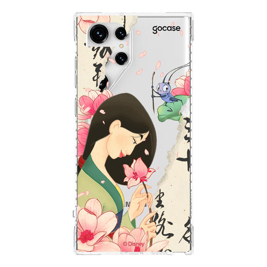 Capinha para celular Disney Princesas - Mulan Manuscript