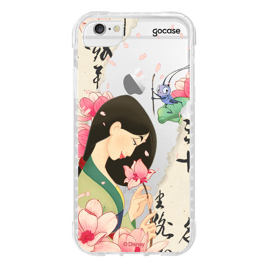 Capinha para celular Disney Princesas - Mulan Manuscript