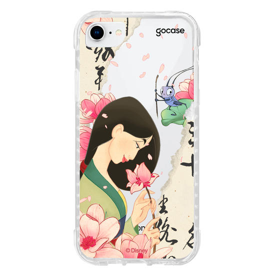 Capinha para celular Disney Princesas - Mulan Manuscript