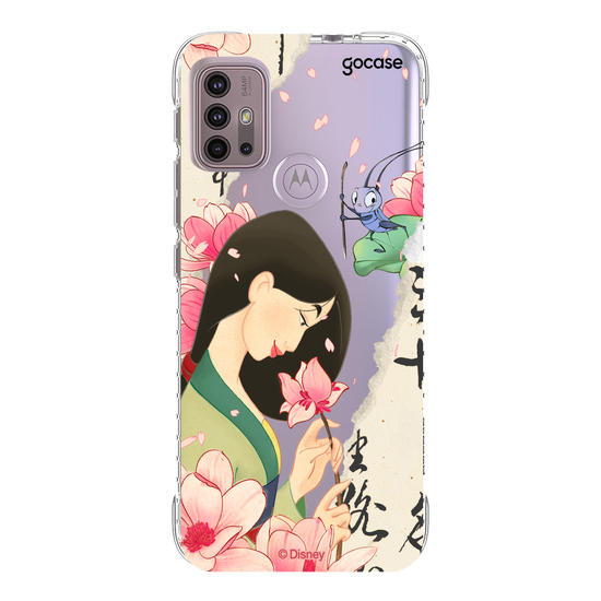 Capinha para celular Disney Princesas - Mulan Manuscript