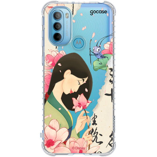 Capinha para celular Disney Princesas - Mulan Manuscript