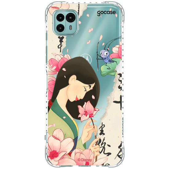 Capinha para celular Disney Princesas - Mulan Manuscript