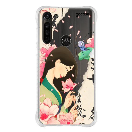 Capinha para celular Disney Princesas - Mulan Manuscript