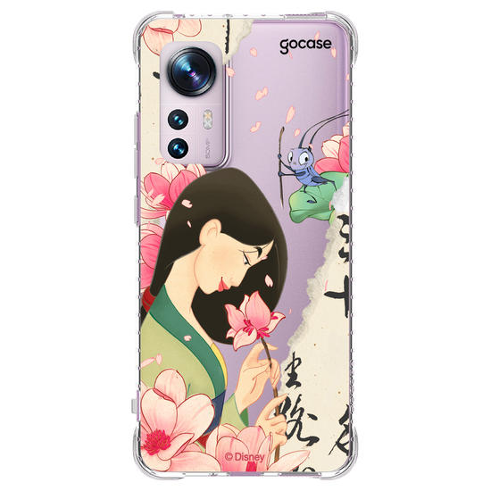Capinha para celular Disney Princesas - Mulan Manuscript