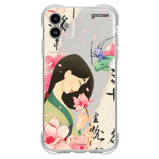 Capinha para celular Disney Princesas - Mulan Manuscript