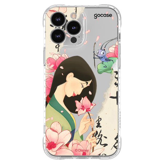 Capinha para celular Disney Princesas - Mulan Manuscript