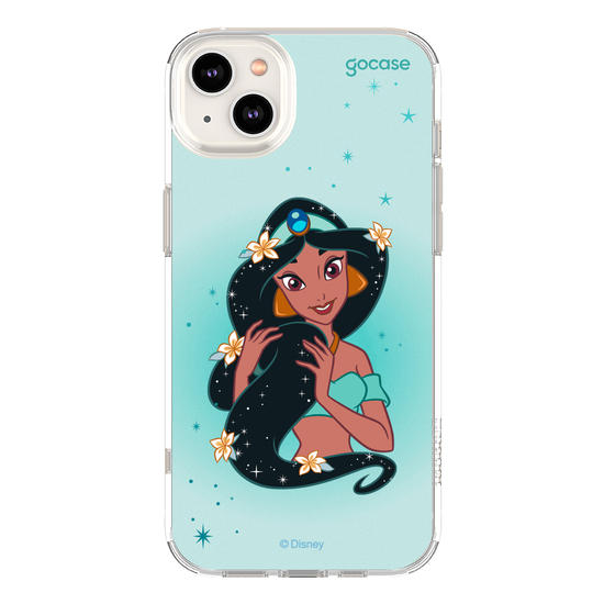 Capinha para celular Disney - Princesas - Jasmine Floral Encantado