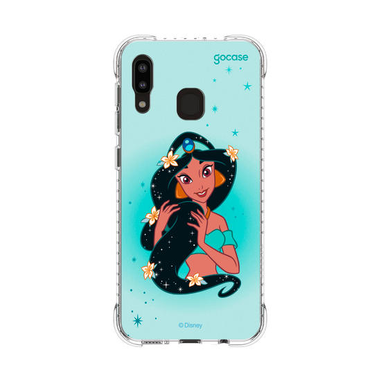 Capinha para celular Disney - Princesas - Jasmine Floral Encantado