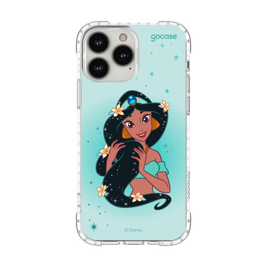 Capinha para celular Disney - Princesas - Jasmine Floral Encantado