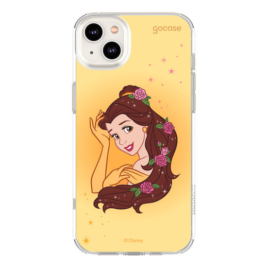 Capinha para celular Disney - Princesas - Bela Floral Encantado