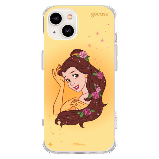 Capinha para celular Disney - Princesas - Bela Floral Encantado