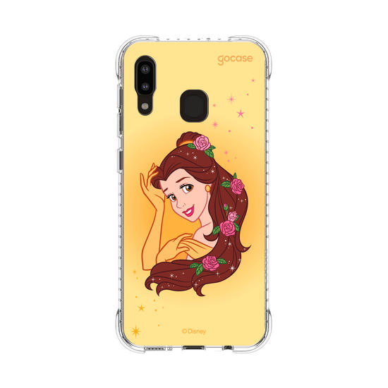 Capinha para celular Disney - Princesas - Bela Floral Encantado
