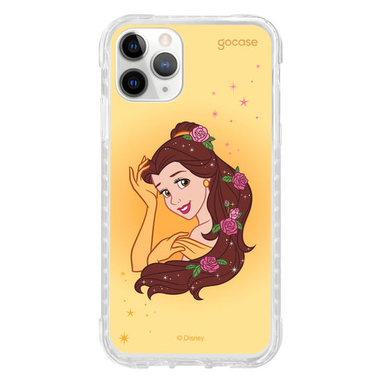 Capinha para celular Disney - Princesas - Bela Floral Encantado