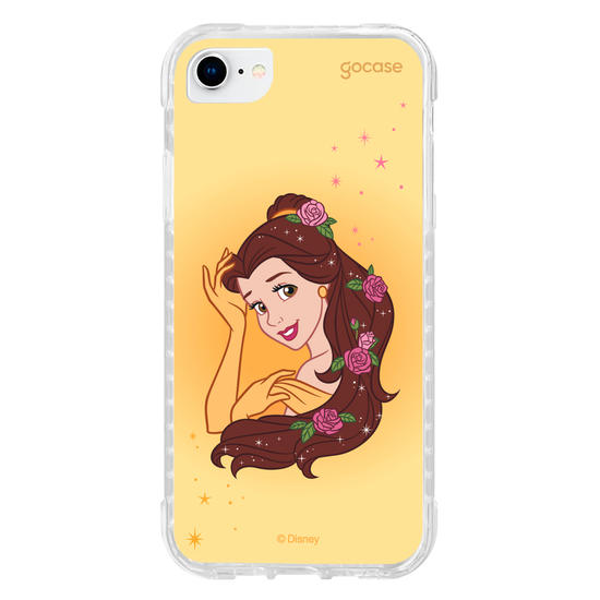 Capinha para celular Disney - Princesas - Bela Floral Encantado
