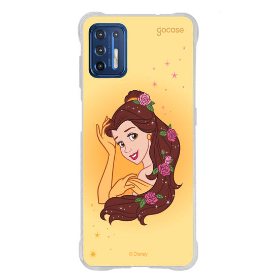 Capinha para celular Disney - Princesas - Bela Floral Encantado