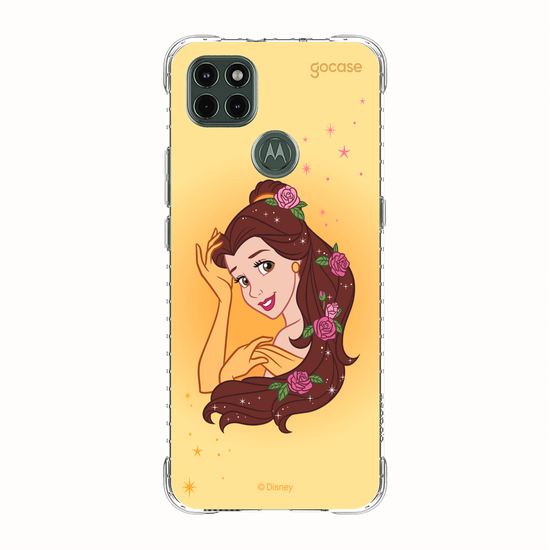 Capinha para celular Disney - Princesas - Bela Floral Encantado