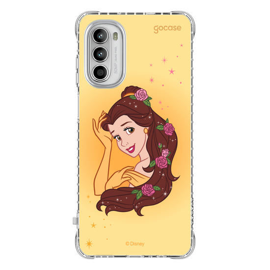 Capinha para celular Disney - Princesas - Bela Floral Encantado