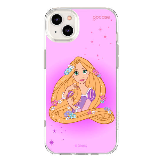 Capinha para celular Disney Princesas - Rapunzel Floral Encantado