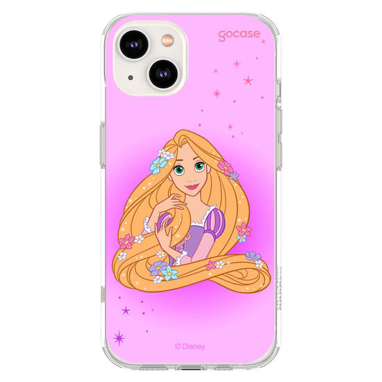 Capinha para celular Disney Princesas - Rapunzel Floral Encantado