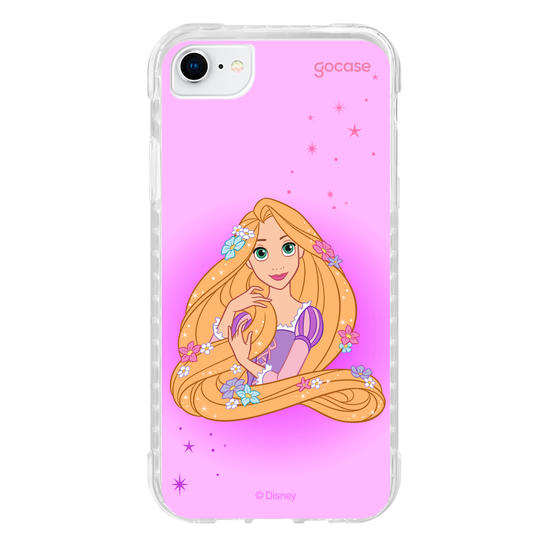 Capinha para celular Disney Princesas - Rapunzel Floral Encantado
