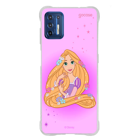 Capinha para celular Disney Princesas - Rapunzel Floral Encantado