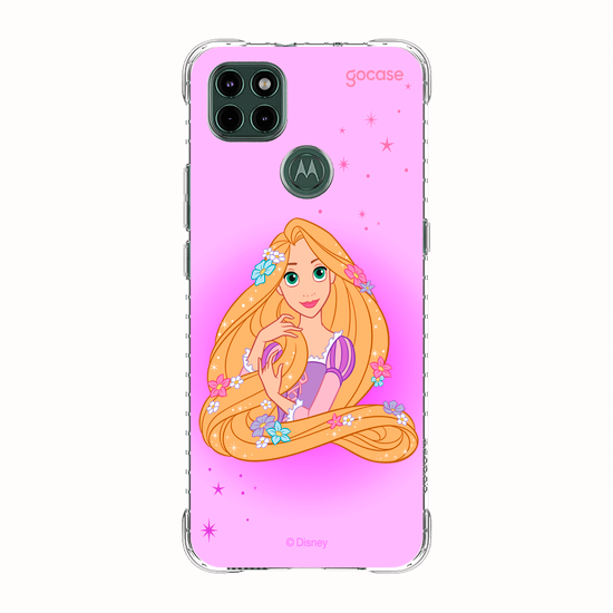 Capinha para celular Disney Princesas - Rapunzel Floral Encantado