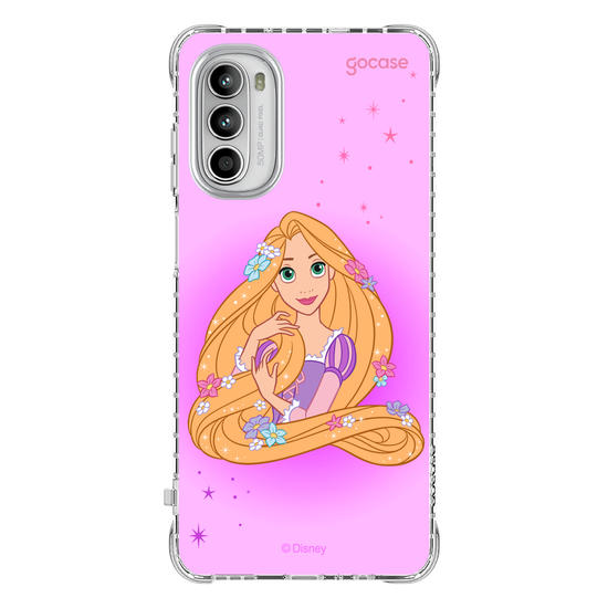 Capinha para celular Disney Princesas - Rapunzel Floral Encantado
