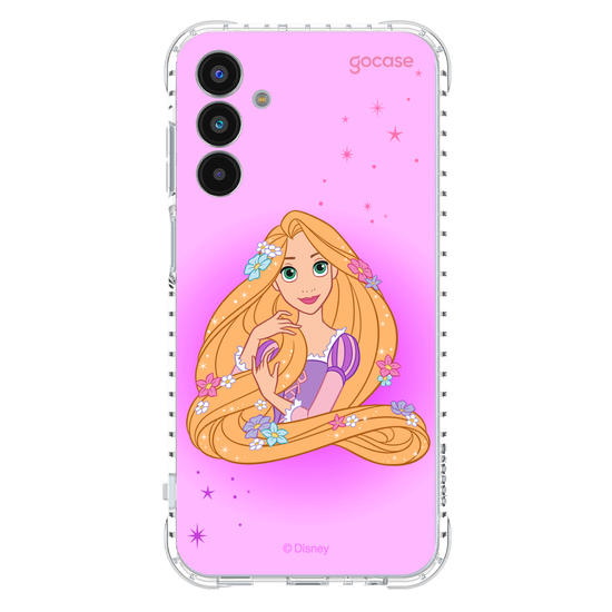 Capinha para celular Disney Princesas - Rapunzel Floral Encantado