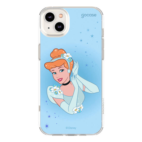 Capinha para celular Disney - Princesas - Cinderela Floral Encantado
