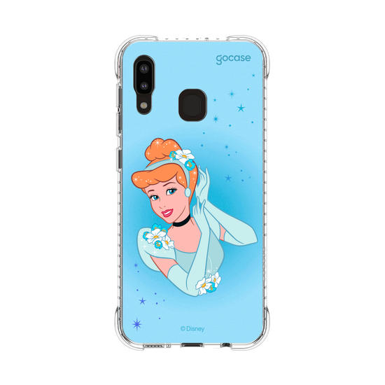 Capinha para celular Disney - Princesas - Cinderela Floral Encantado