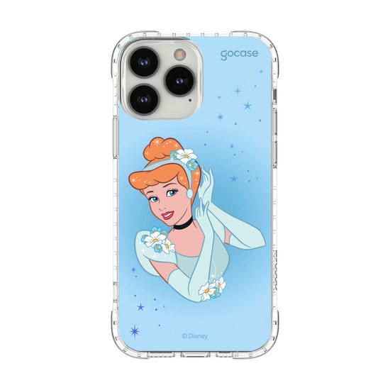 Capinha para celular Disney - Princesas - Cinderela Floral Encantado