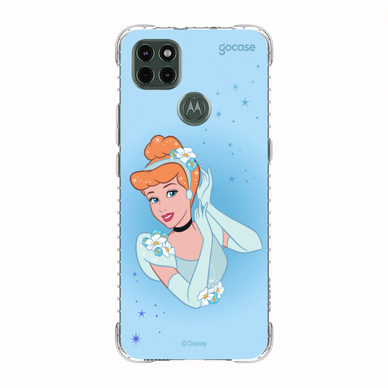 Capinha para celular Disney - Princesas - Cinderela Floral Encantado