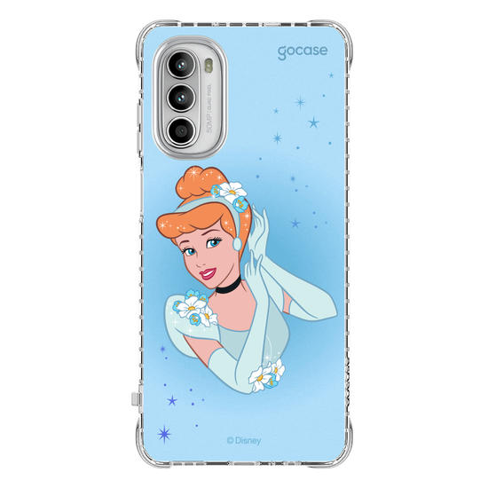 Capinha para celular Disney - Princesas - Cinderela Floral Encantado