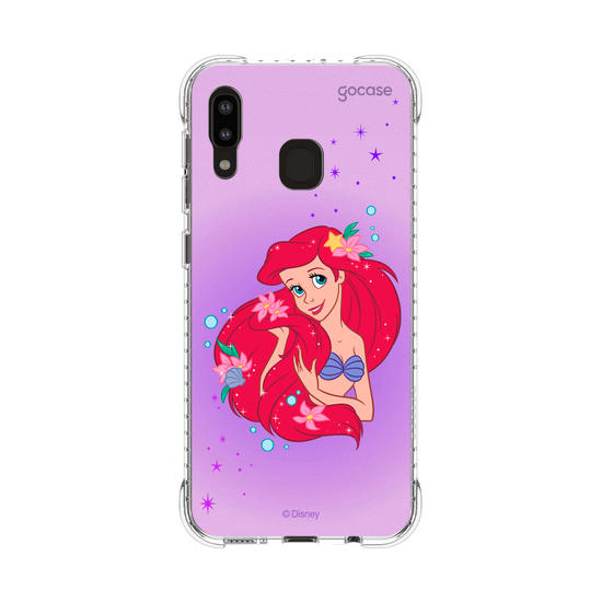 Capinha para celular Disney - Princesas - Ariel Floral Encantado