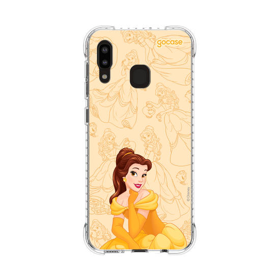 Capinha para celular Disney Princesas - Bela - Elegant Pattern