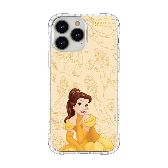 Capinha para celular Disney Princesas - Bela - Elegant Pattern