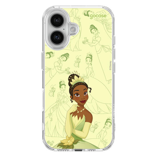 Capinha para celular Disney Princesas - Tiana - Elegant Pattern
