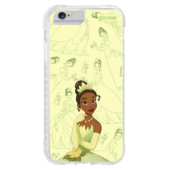 Capinha para celular Disney Princesas - Tiana - Elegant Pattern